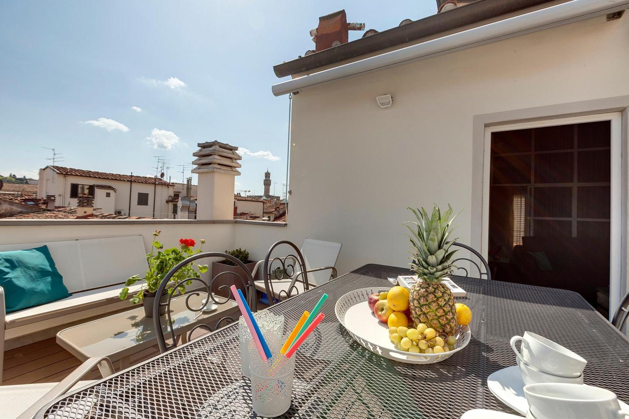 Apartament Badesse Terrace Florencja Zewnętrze zdjęcie