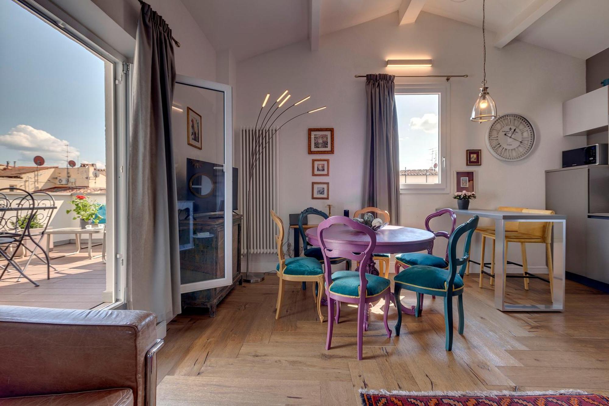 Apartament Badesse Terrace Florencja Zewnętrze zdjęcie
