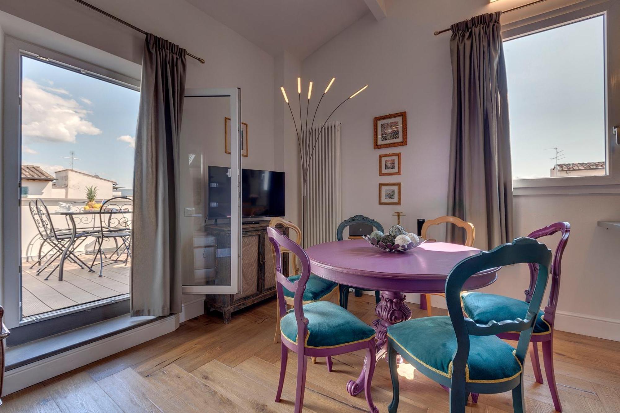 Apartament Badesse Terrace Florencja Zewnętrze zdjęcie